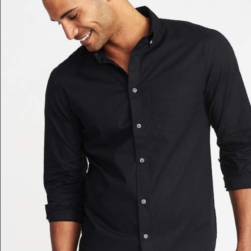 Old Navy | Slim fit black button up